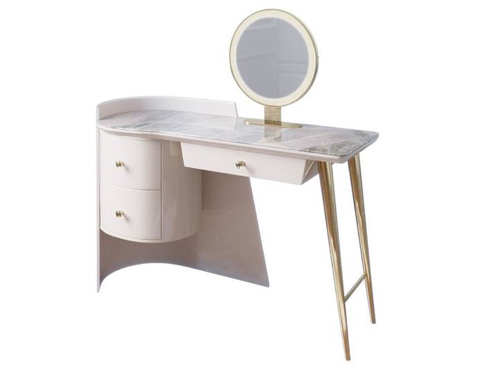Xlmoebel Schminktisch Luxus Schminktisch in edlem Design mit hochwertiger Verarbeitung (2-St., Schminktisch), Hergestellt in Europa