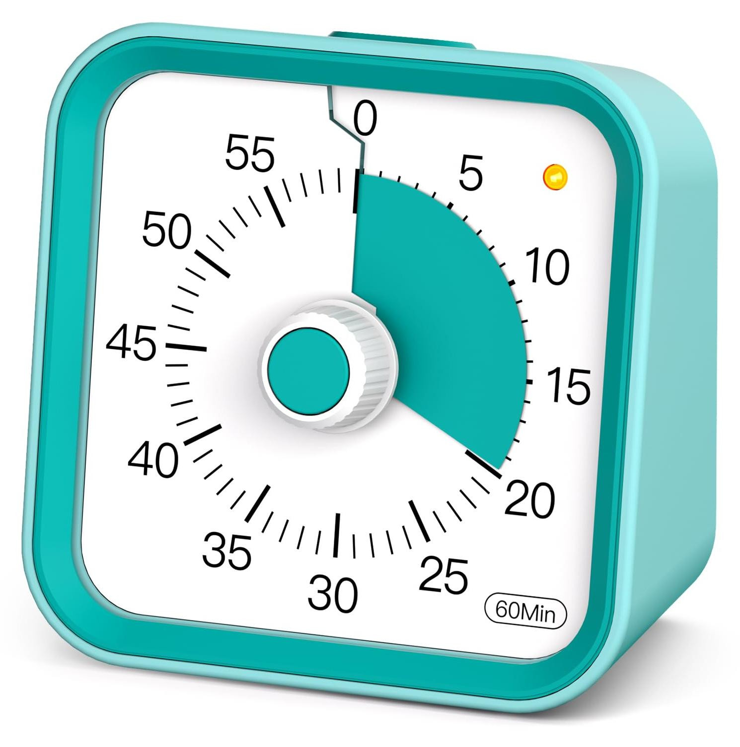 Dripio Visuele timer van 60 minuten voor kinderen met aftel- en pauzefunctie, groen