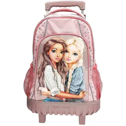 SCHULRUCKSACK TROLLEY DOTS TOPModel rosa 23 x 34 x 54 cm