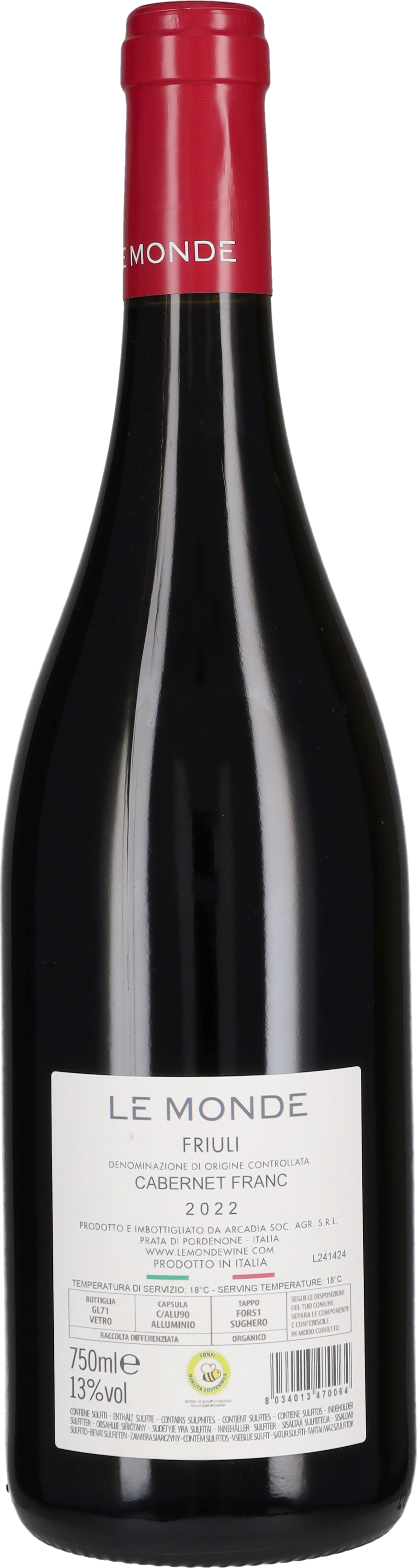 Vigneti Le Monde Cabernet Franc 2023