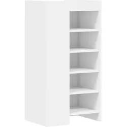 vidaXL Schuhschrank Weiß 52x37,5x100 cm Holzwerkstoff