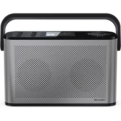 Sharp DR-P540 (DAB, DAB+, FM, Bluetooth), Radio, Schwarz, Grau