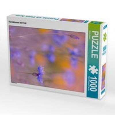 CALVENDO Puzzle Kornblumen im Feld 1000 Teile Lege-Größe 48 x 64 cm Foto-Puzzle Bild von Ulrike Adam