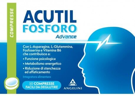 Angelini Consumer Health Acutil Fosforo Advance Memoria E Concentrazione 50 Cpr