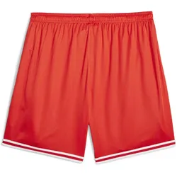 Puma, Herren, Sporthose, Hoops Team Game Short (XXL), Rot