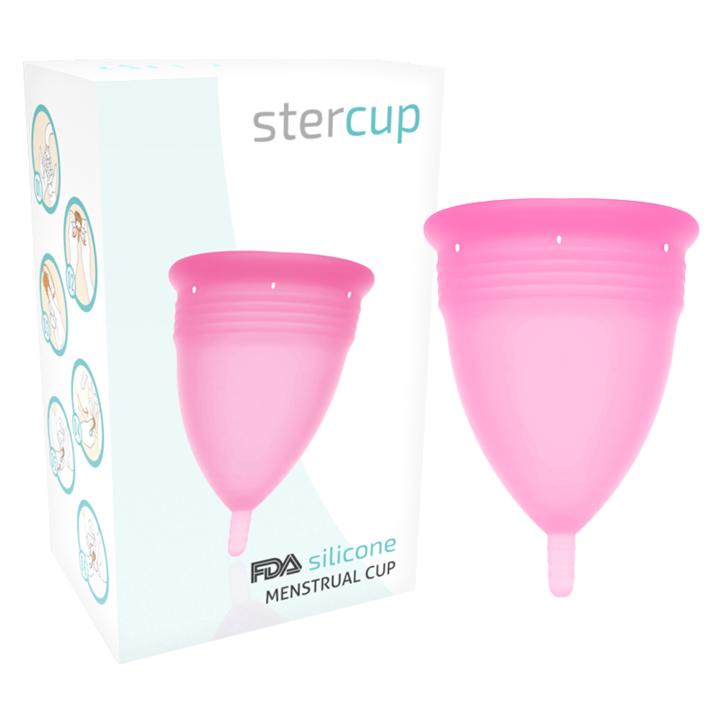 Stercup Menstrual Cup Grösse L Rosa Farbe Fda Silicone (L) (D-223031)
