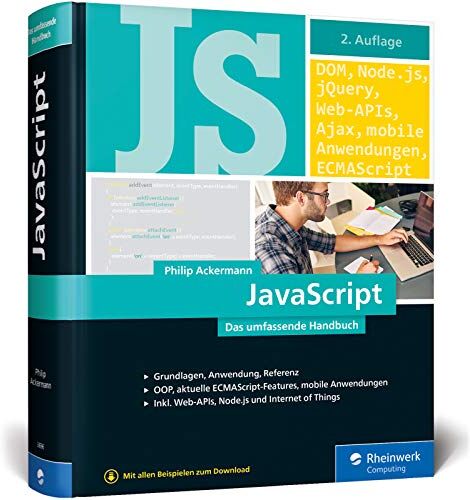 Philip Ackermann - JavaScript: Das umfassende Handbuch. JavaScript lernen, verstehen und professionell einsetzen. Inkl. objektorientierte und funktionale Programmierung - Preis vom 09.10.2026 07:28:09 h