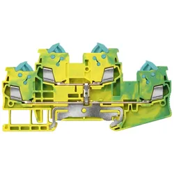 Siemens 8WH30200CE07 Doppelstock-Schutzleiterklemme mit Schnellanschluss, Querschnitt: 0, 25-1, 5mm2  - 50 Stück