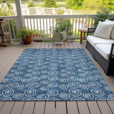 Addison Rugs Machine Washable Indoor/ Outdoor Chantille Modern Bubbles Rug