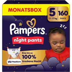 Pampers Baby-Dry Night Pants (Gr. 5, Monatsbox, 160 Stk.)