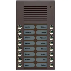 TCS PES16-EB/04 PES TCS:BUS Audio Außenstation 16T AP bronze PES16EB04