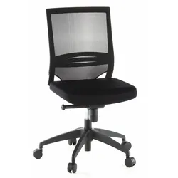 hjh OFFICE Profi Bürostuhl PORTO ECO Stoff / Netzstoff ohne Armlehnen