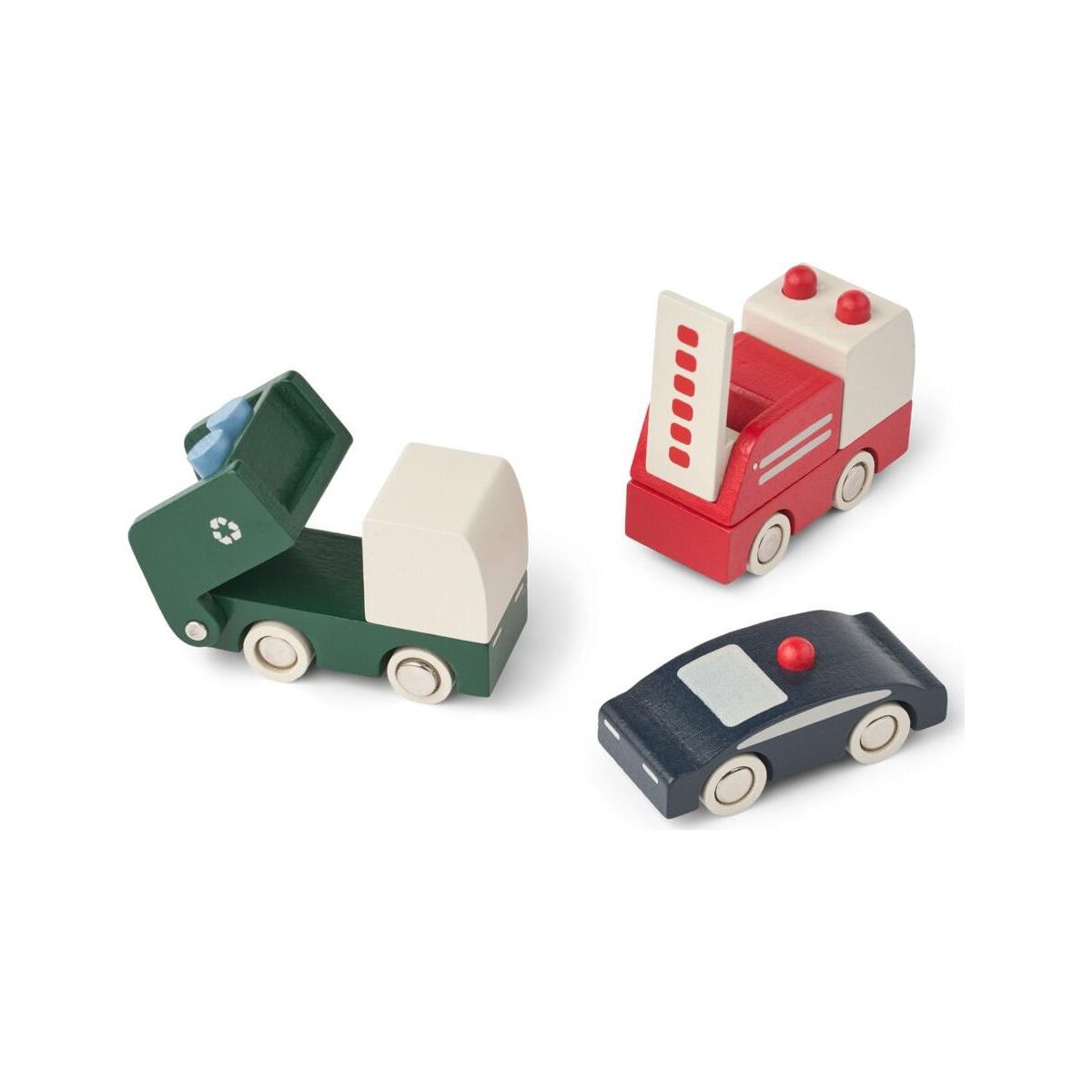 Liewood Jordy Emergency Car Set 3-pack classic navy multi mix (2974) ONE SIZE LW21106-2974-ONE SIZE-CU