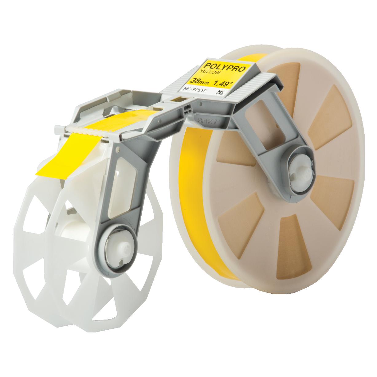 Inkadoo Brother MC-PP2YE DirectLabel Kassette gelb 38 mm Gelb Brother Tape Creator 50 mm (3.80 cm, Gelb) (MCPP2YE)