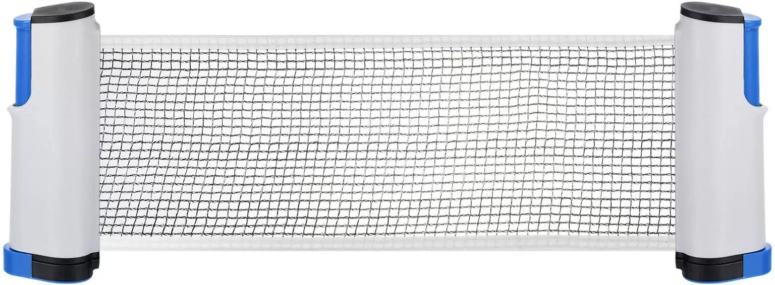 INF Einziehbares Netz für Tischtennisplatte Schwarz+Grau