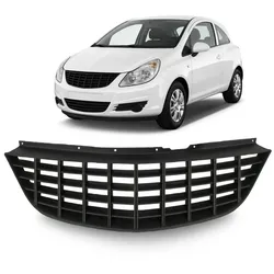 Kühlergrill ohne Emblem Schwarz passend für Opel Corsa D 2006-2011