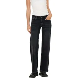 Only Judy Jeans Straight Leg in dunkler Waschung-S