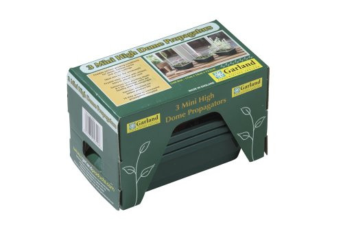 Garland Mini High Dome Propagator Set van 3, 17 x 10 x 12,5 cm