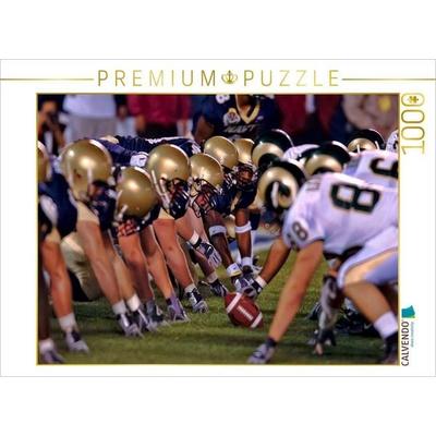 CALVENDO Puzzle Kraft und Taktik - American Football | 1000 Teile Lege-Größe 64x48cm Foto-Puzzle für glückliche Stunden, Sonstige von , Calvendo