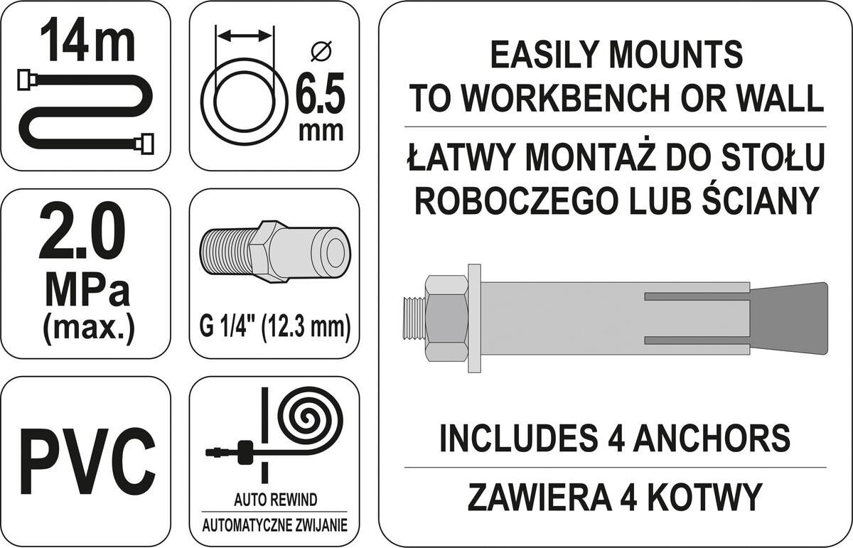 YATO YT-24243 Druckluftschlauch