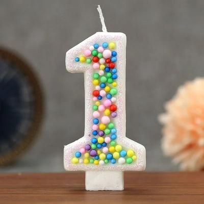 Uplift Essentials Colorful Ball Creative Digital Birthday Cake Candles 1