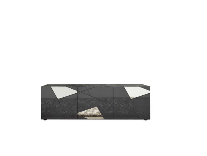 Meuble TV FLAMINIA gris