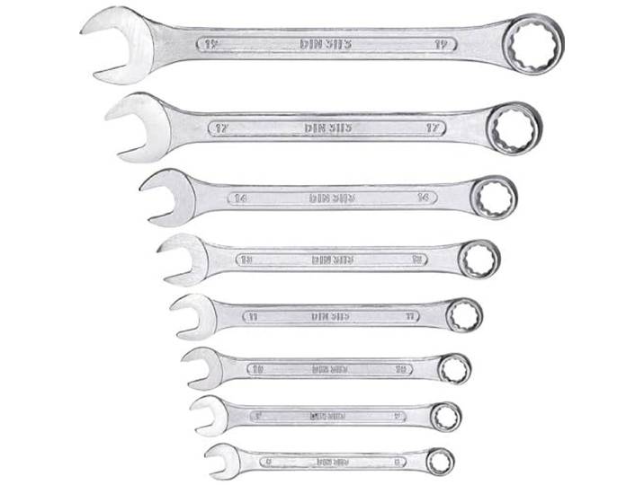 kwb Kraftixx vork-ring-sleutelset, 8-delig 460390
