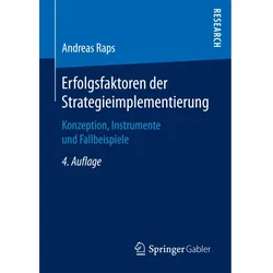 Erfolgsfaktoren der Strategieimplementierung, Fachbücher von Andreas Raps