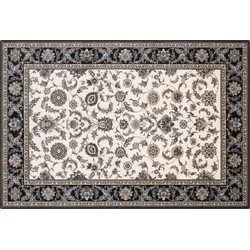 TEPGO Wollteppich Medina marineblau 80x120 cm