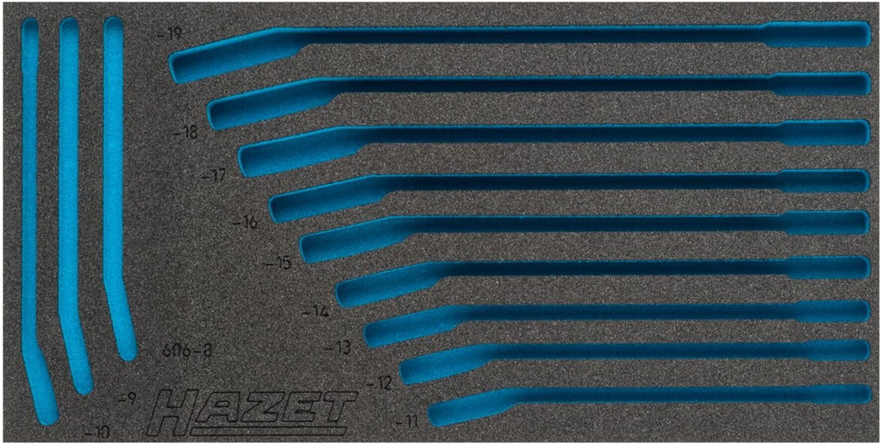 HAZET 2K-Weichschaum-Einlage 163-385L)