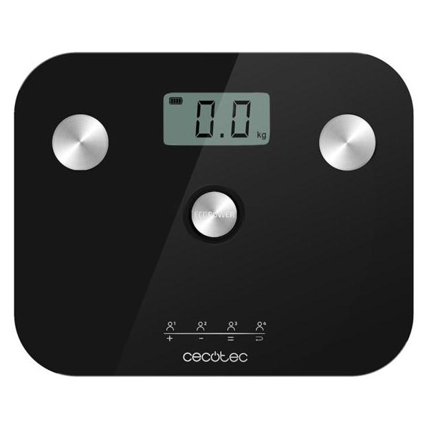 Cecotec EcoPower 10100 Precision Surface Personal Scale with Bioimpedance Function and High-Security Glass S (180 kg) (04253)