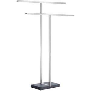 Blomus Handtuchhalter Menoto 68664, silber, aus Edelstahl, 2 Halterarme zu je 50 cm