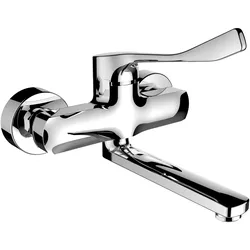 LAUFEN CityPro Liberty Wand-Waschtischmischer, Aufputz, Schwenkauslauf, Ausladung 225mm, HF500923100694