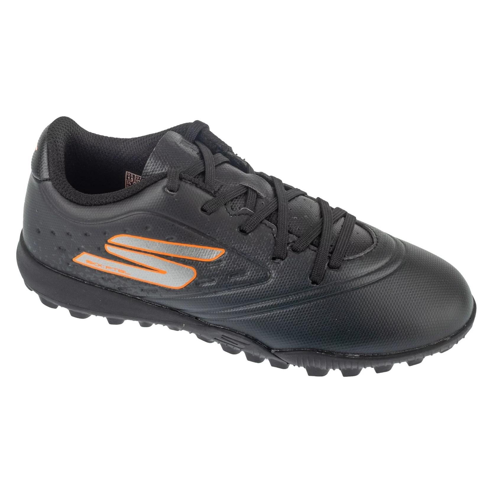 Skechers Razor 1.5 Jr Youth TF 252061L-BKOR Black 34 (37) (252061L-BKOR)
