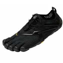 Vibram Fivefingers Herren V-Run Zehenschuhe - 49 - Total-Black