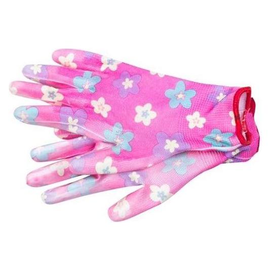 Garden Center GLOVES W/FLOWER PATTERN GA66 M/6 (M) (65199839)