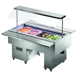 Nordcap Salatbar ISOLA 4 M INOX UM