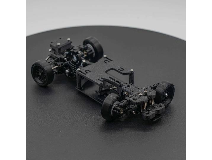 Châssis de drift Mini-Z 1/24 ZDRC V2 - Châssis à propulsion arrière pour micro-voitures de drift RC