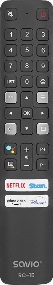 Savio RC-15 Universele Afstandsbediening als vervanging voor TCL Smart TV
