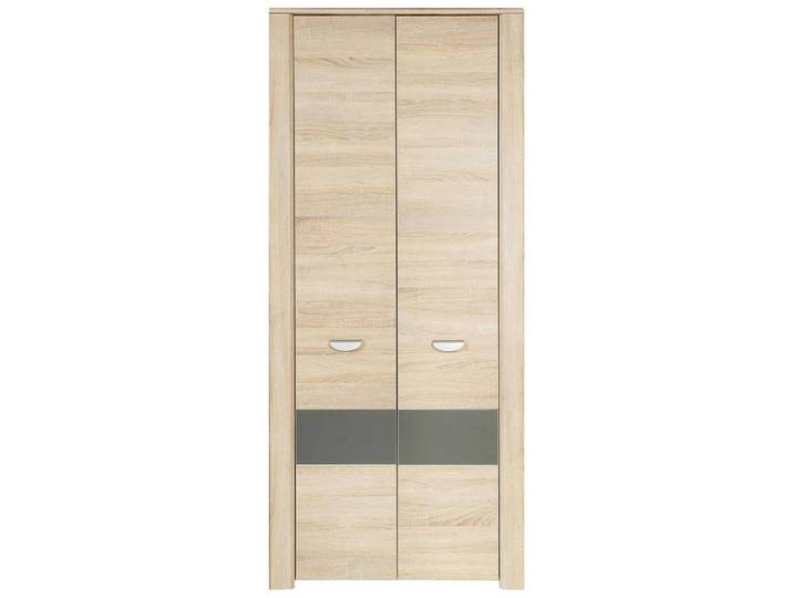Carryhome Drehtürenschrank, Anthrazit, Sonoma Eiche, 1 Fächer, 94x194x58 cm, Typenauswahl, in verschiedenen Größen erhältlich, Kinderzimmer & Jugendzimmer, Kindermöbel, Kinderkleiderschränke