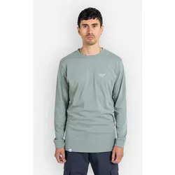 REELL Staple Logo Longsleeve chinois green Gr. S