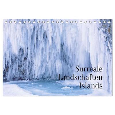Surreale Landschaften Islands (Tischkalender 2027 DIN A5 quer), CALVENDO Monatskalender