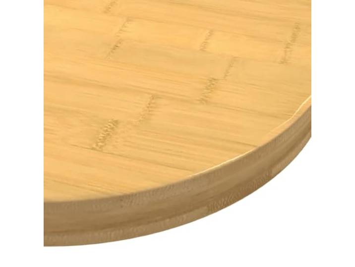 KTHLBRH Tischplatte aus Bambus, Durchmesser 70 x 4 cm Lackiert, leicht zu reinigen, vielseitig für Couchtische, Bars, Konsolen, Nachttische
