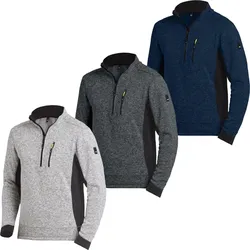 FHB Strick-Fleece-Troyer PATRICK 79597 Strickpullover Arbeitspullover Pullover