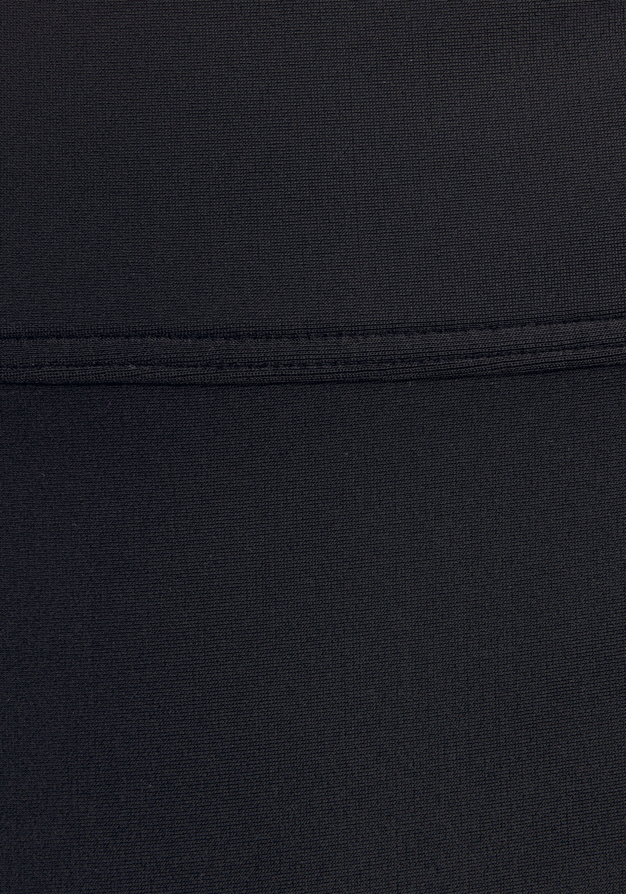 Bikini-Hotpants LASCANA, Damen, Gr. 44, N-Gr, schwarz, Polyamid, unifarben, Badehosen Bikini-Hotpants, mit seitlicher Raffung