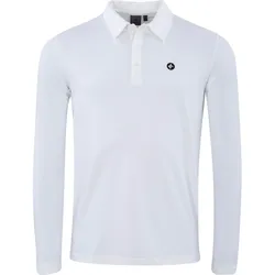 Cross Polo Thermo, Langarm, weiss