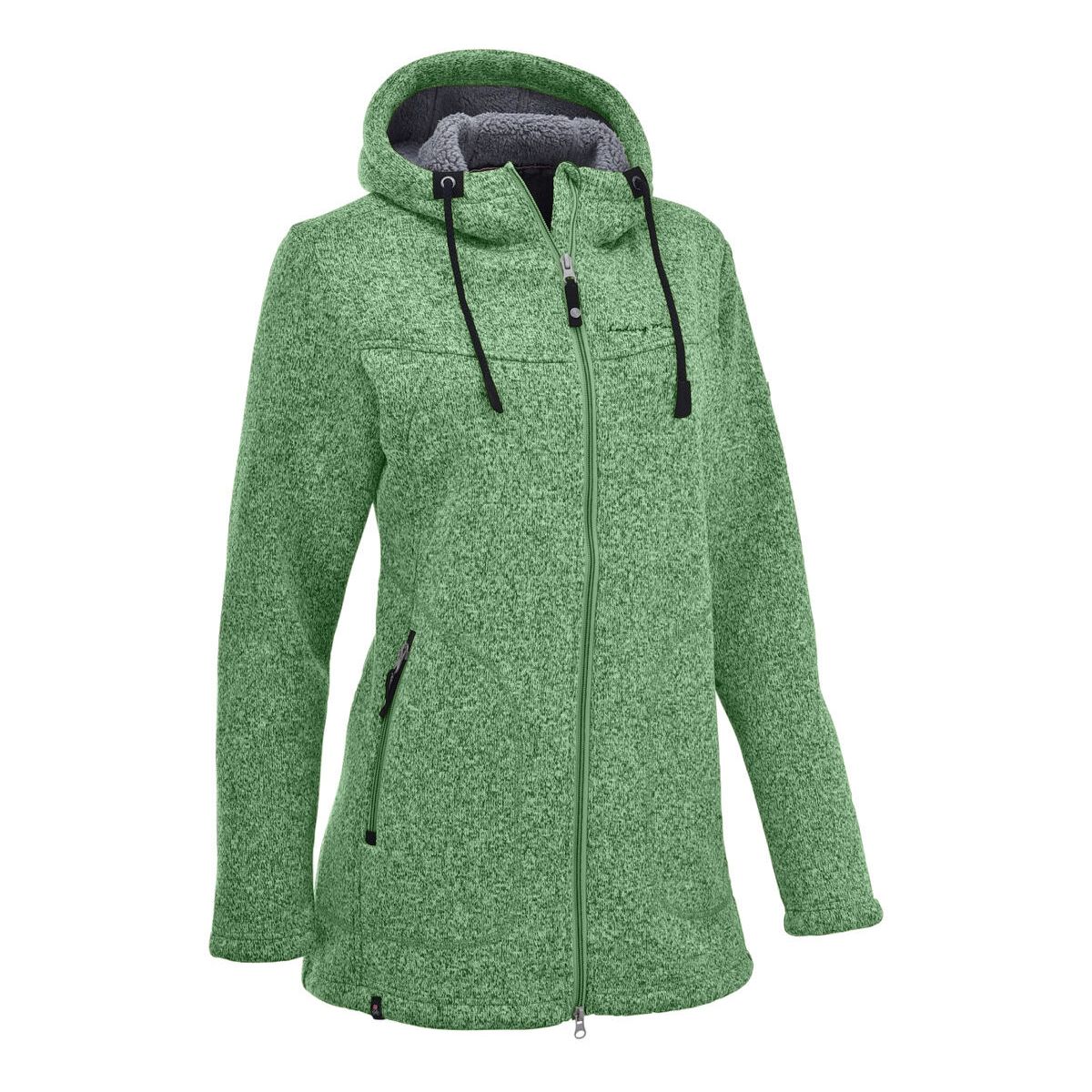 MAUL Sport Wilde Kaiserin - Strickfleece Mantel m. Kap. green (16) 40 5813700202-16-40