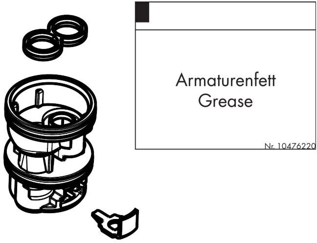 Hansgrohe Adapter für Kartusche 95289000 PuraVida Mischer