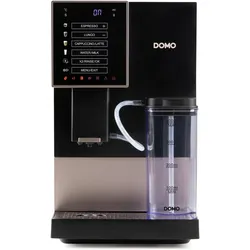 Domo VOLLAUTOMATISCHE ESPRESSO-MASCHINE Espressomaschine, Kaffeevollautomat, Bronze, Schwarz