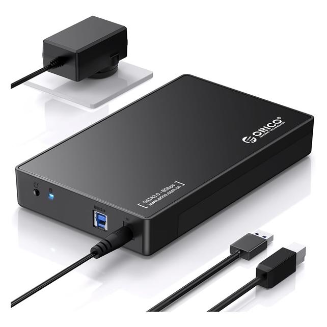 Orico DDL35-U3 Externes HDD-Gehäuse 3.5 Box (2.5", 3.5") (ORICO-DDL35-U3-EU-BK-BP-HW)